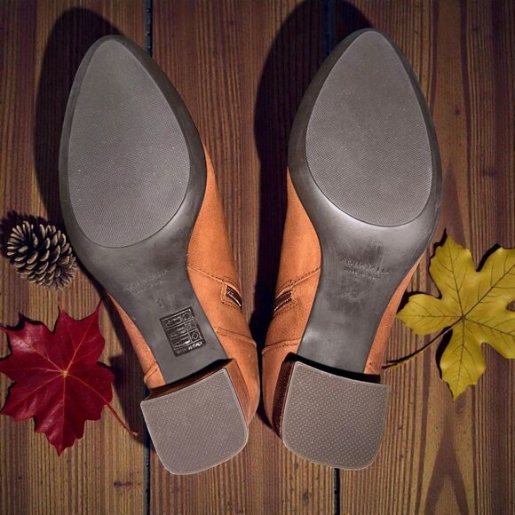 New in Box Aquatalia DEANA Dress Suede Knee High Boots In Ginger Size 8M - Picture 3 of 8